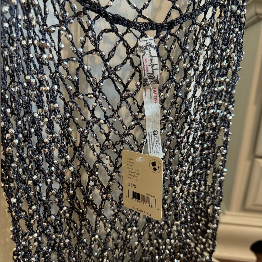 Free people intimately free glittery braided top